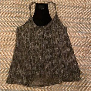 Greylin shimmery top